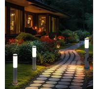 Außenstehlampe Zoccolo Lampada da Giardino Sensore di Movimento Presa Tessuti 3x [EEK: Non valutato]
