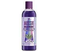 Aussie, Bionda Idratazione Shampoo viola vegano con estratti di semi di canapa e prugna selvatica, per capelli opachi e secchi, tonifica e idrata i capelli, 290 ml, non testato sugli animali