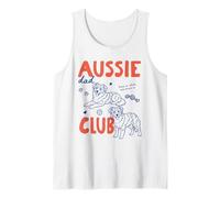 Aussie Dad Club Australian Shepherd Dog Owner Fathers Day Canotta