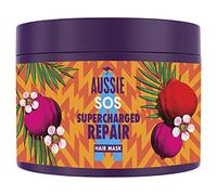 Aussie Maschera Capelli SOS Supercharged Repair Maschera Capelli Vegan Riparatore Superpotente | Per Capelli Bisogno Di Essere Salvati | Superfood Australian | 450 ml