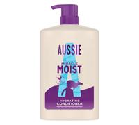 Aussie Miracle Moist Balsamo Idratante 1000ml | Rivitalizza e Ripara Capelli Fragili e Secchi, Con Olio di Noci di Macadamia, Formula Vegana e Cruelty-Free