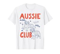 Aussie Mom Club Australian Shepherd Dog Owner Mothers Day Maglietta
