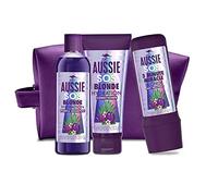 Aussie Set regalo SOS Blonde, shampoo + balsamo + cura intensiva con foglia di Manuka Austaliana e prugna selvatica, per capelli biondi, senza esperimenti sugli animali, vegano, cura dei capelli