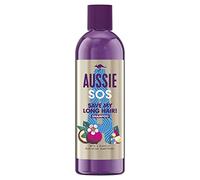 Aussie Shampoo vegano, SOS Salva i miei lunghi capelli, nutre, idrata, brilla, oli di noce di macadamia, capelli lunghi e danneggiati, shampoo non testato sutr animali, imballaggio riciclabile, 290 ml