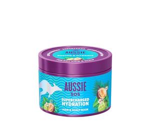 Aussie SOS Maschera Idratante per Capelli, 500ml | Lenisce la Cute Secca e Reidrata Capelli Estremamente Secchi, 100 Ore di Idratazione, Formula Vegana e Cruelty-Free