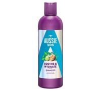 Aussie SOS Soothe & Hydrate Shampoo 300ml per capelli e pelle capelluto molto secchi. Idrata intensamente capelli e pelle capelluto Lascia i Capelli Lisci, Lisci E Lucidi Di Radice A Punta Vegano