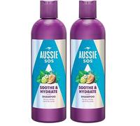 Aussie SOS Soothe & Hydrate Shampoo 300ml per capelli e pelle capelluto molto secchi. Idrata intensamente capelli e pelle capelluto Lascia i Capelli Lisci, Lisci E Lucidi Di Radice A Punta Vegano