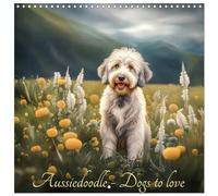 Aussiedoodle - Dogs to love (Wall Calendar 2026 12" x 24" / 30 x 60 cm (open)) CALVENDO 12 Month Wall Calendar