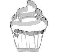 Ausstechform Cupcake Cream, Edelstahl, Ausstecher rostfrei, 9 cm, Kuchen