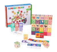 Austeine, giocattolo puzzle di apprendimento dei numeri, blocco per bambini, asilo, scuola materna, aula, casa, viaggi, vacanze al coperto, di alfabeto impilabili per animali