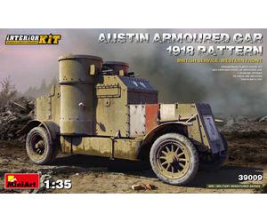 Austin Armoured Car 1918 Pattern. British Service. Interior Kit 1:35 Plastic Kit