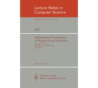 Austin Melton Mathematical Foundation of Programming Semantics: Inte (Tascabile)