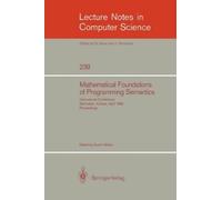Austin Melton Mathematical Foundation of Programming Semantics (Tascabile)