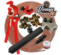 Austin Mini Cooper Clubmann Moke 3/8 " UNF Pro Rame Tubo Freno Kit Riparazione