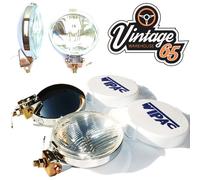 Austin Mini Cooper Clubmann Moke Classic Wipac 5 1/2 " Cromo Guida Pois Lampade