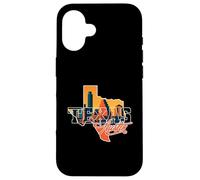 austin, orizzonte, città, dentro, texas, mappa, austin, paesaggio urbano, retro Custodia per iPhone 16
