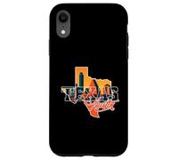 austin, orizzonte, città, dentro, texas, mappa, austin, paesaggio urbano, retro Custodia per iPhone XR