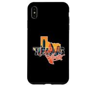 austin, orizzonte, città, dentro, texas, mappa, austin, paesaggio urbano, retro Custodia per iPhone XS Max
