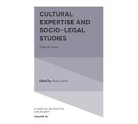 Austin Sarat Cultural Expertise and Socio-Legal Studies (Copertina rigida)