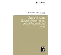 Austin Sarat Special Issue: Social Movements/Legal Possibilit (Copertina rigida)