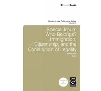 Austin Sarat Special Issue: Who Belongs? (Copertina rigida)