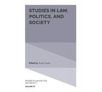 Austin Sarat Studies in Law, Politics, and Society (Copertina rigida)