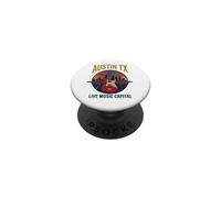 Austin Texas Capitale della musica dal vivo PopSockets PopGrip Adesivo
