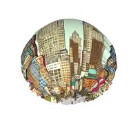 Austin Texas Cuffia da doccia da donna riutilizzabile a doppio strato cuffia da bagno cuffia per capelli impermeabile fascia elastica da donna spa salone doccia cappelli per capelli