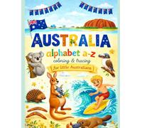 Australia A to Z Tracing and Coloring Book