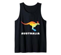Australia Canguro Colorato Geometrico Patriottico Expatriate Canotta