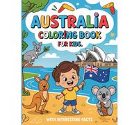 Australia Coloring Book for kids with facts