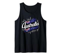 Australia Flag Aussie Pride Outback Travel Spirit Canotta