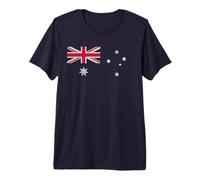 Australia Flag Australian Aussie Union Jack Southern Cross Maglietta Premium