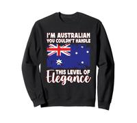 Australia Flag Proud Elegant Australian Boyfriend Girlfriend Felpa