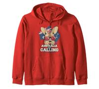 Australia Kangaroo Australia Sta chiamando e Devo Andare in Viaggio Felpa con Cappuccio