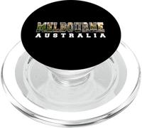 australia, melbourne, orizzonte, città, dentro, grassetto, lettere, australiano PopSockets PopGrip per MagSafe