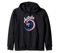 Australia Orgoglio Radici Australiane eredità Culturale Felpa con Cappuccio