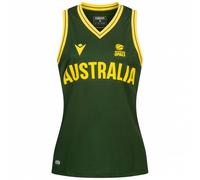 Australia Pallone da basket macron Donna Maglia per il gioco in casa 58563684 verde 5XL