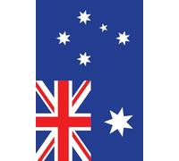 Australia: The Southern Cross Flag Notebook | Australia Flag Notepad ideal for Students, Sports Fans, and Traveling.: 120 Pages