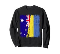 Australia Ucraina Mezza Bandiera Australia Ucraina Patrimonio Felpa