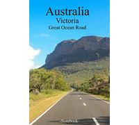 Australia Victoria Great Ocean Road: Lined notepad A5 (5.5‘‘ x 8.5‘‘; 139.5 x 215.9 mm) with 120 pages