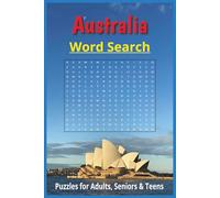 Australia Word Search: Explore the Outback! Challenging & Fun | 6x9 inches, 50+ Puzzles |