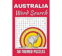 Australia Word Search Puzzle Book: Word Searches with Easy to Read Print about Australia | 50 Puzzles | 100 Pages | 6x9 Inches | Gift for Vacations, ... Free Times | For Seniors, Adults and Teens.
