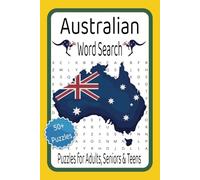 Australia Word Search Puzzle Book: Word Searches with Easy to Read Print about Australia, Wildlife, Landmarks and more | 6x9 inches, 110 pages | 50+ ... Gift for Vacations, Holidays and Free Times.