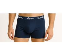 Australian - 3 Boxer da uomo cotone elasticizzato con elastico esterno bielastico TRI110 - 4(M) / Assortito(nero - grigio - blu)