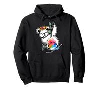 Australian Animal Koala Con Fiori Floral Koala Lovers Felpa con Cappuccio