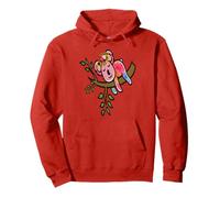 Australian Animal Koala Con Fiori Floral Koala Lovers Felpa con Cappuccio