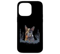 Australian Cattle Dog Blue Heeler Art per donne e uomini Custodia per iPhone 14 Pro Max