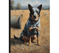 Australian Cattle Dog Composition Notebook | 110 Wide-Ruled Pages 8.5" x 11" | Perfect for Dog Lovers: Blue Heeler-Themed Journal for School, Work or ... Gift for Dog Owners and Animal Enthusiasts