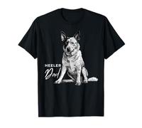 Australian Cattle Dog Dad Blue Heeler Papà Bovino Proprietario del cane Maglietta